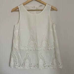 100% Cotton Lace top